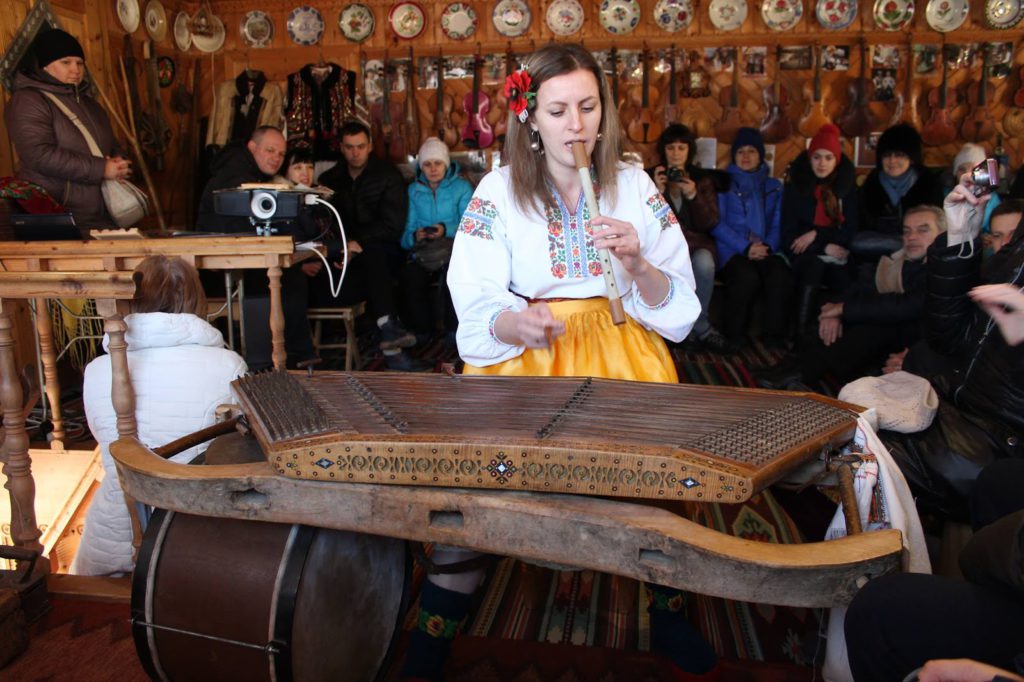 Ukraine, Carpathians, music museum by Roman Kumlyk, Verkhovyna