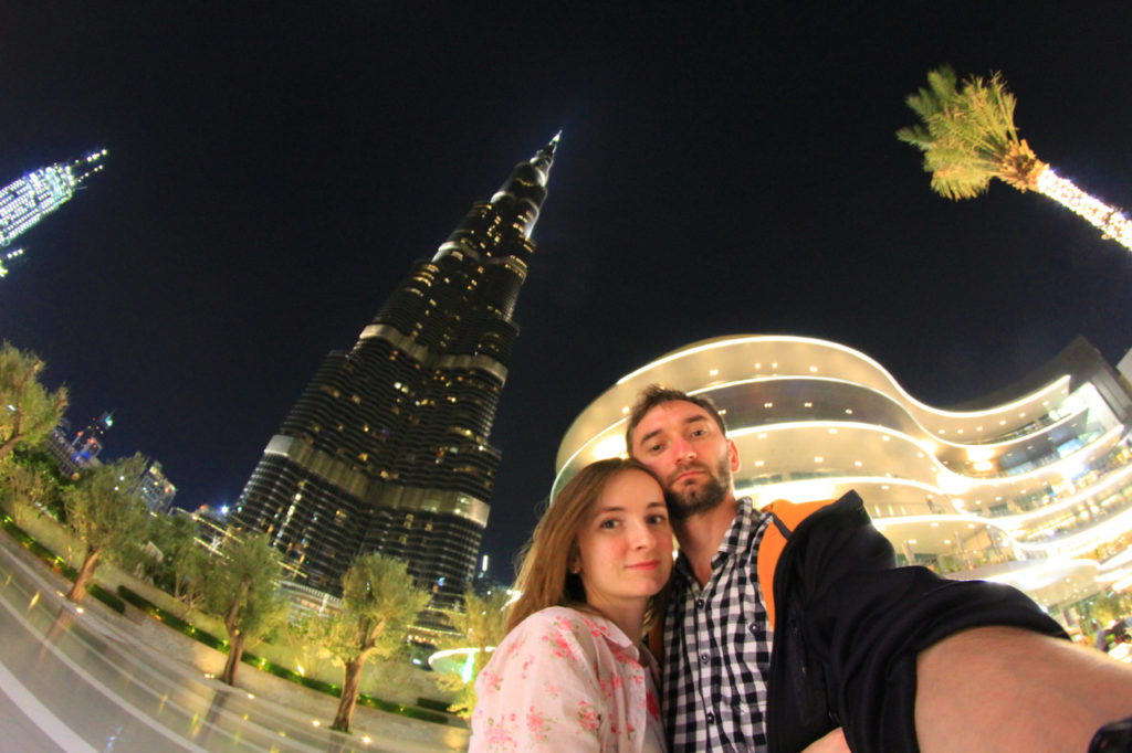 Дубай, башня Burj Khalifa