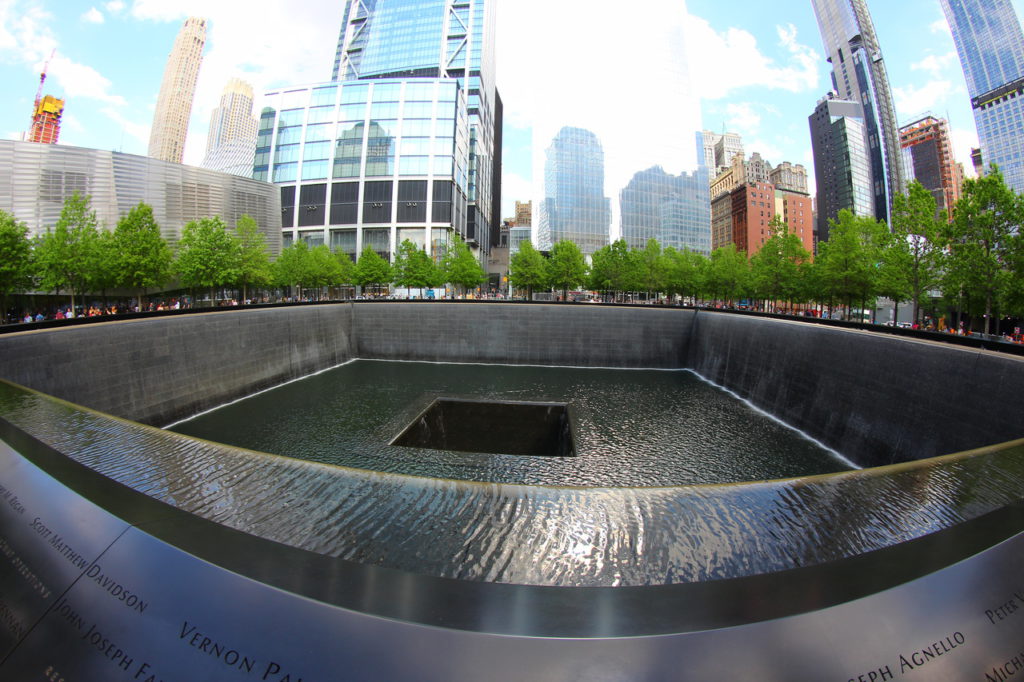 USA, New York, 9/11 memorial