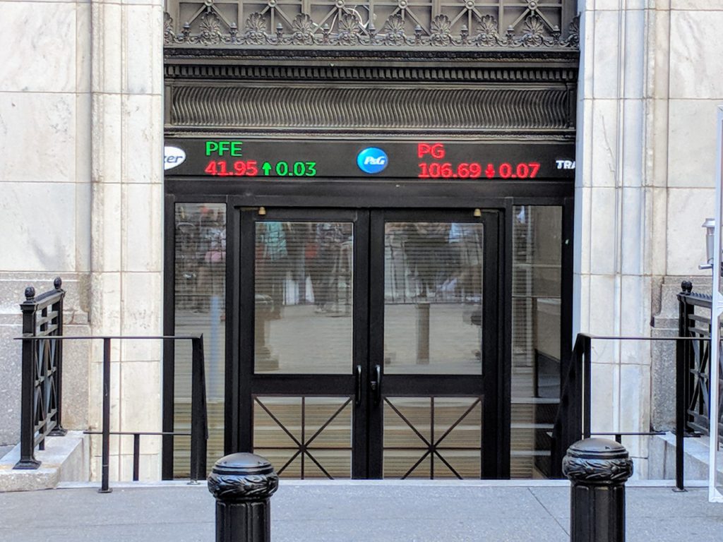 USA, New York, New York Stock Exchange