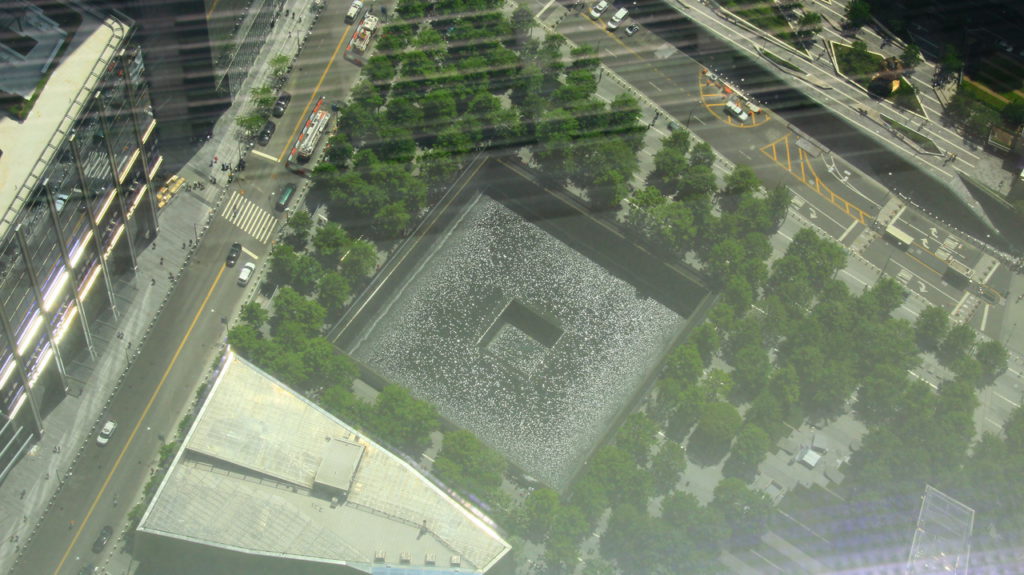 USA, New York, 9/11 memorial