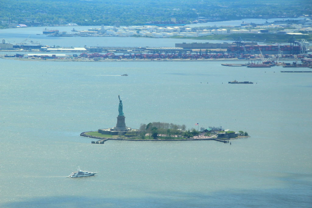 USA, New York, World Trade Centre, One Observatory, Statue of Liberty