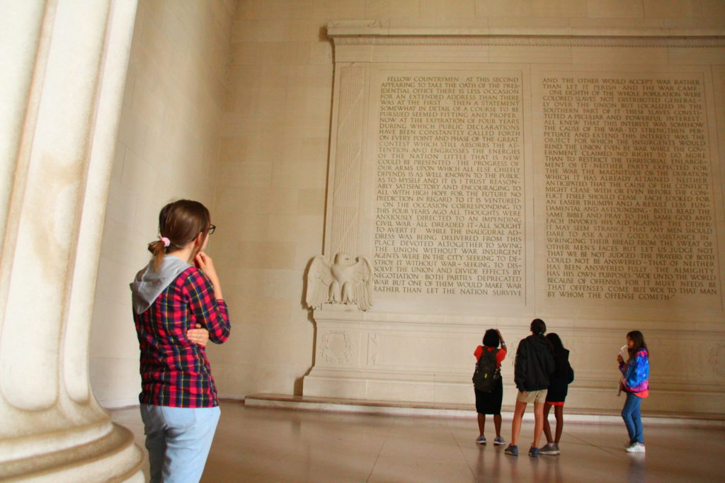 USA, Washington D.C., Abraham Lincoln Memorial