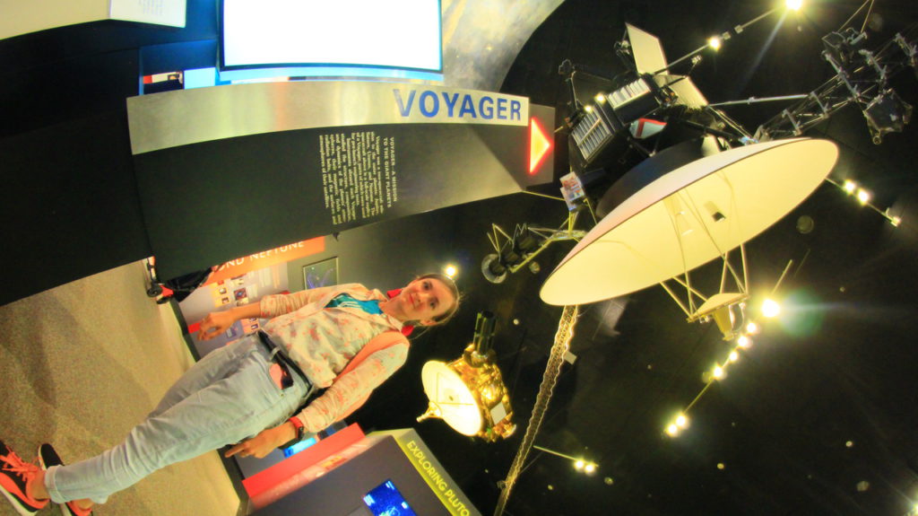 США, Вашингтон, музей авиации и космонавтики, Золотой диск для Вояджер