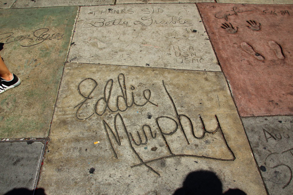USA, Los Angeles, Hollywood, Walk of Fame, Chinese theatre