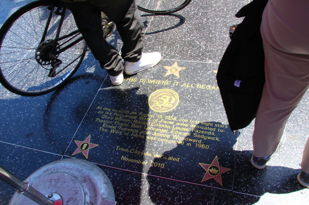 USA, Los Angeles, Hollywood, Walk of Fame