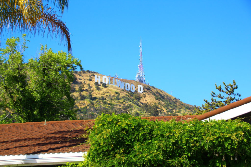США, Лос-Анджелес, знак Голливуд