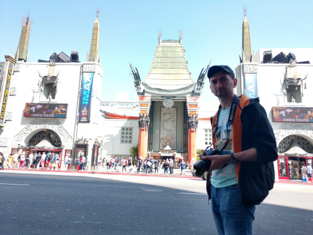 USA, Los Angeles, Hollywood, Walk of Fame, Chinese theatre