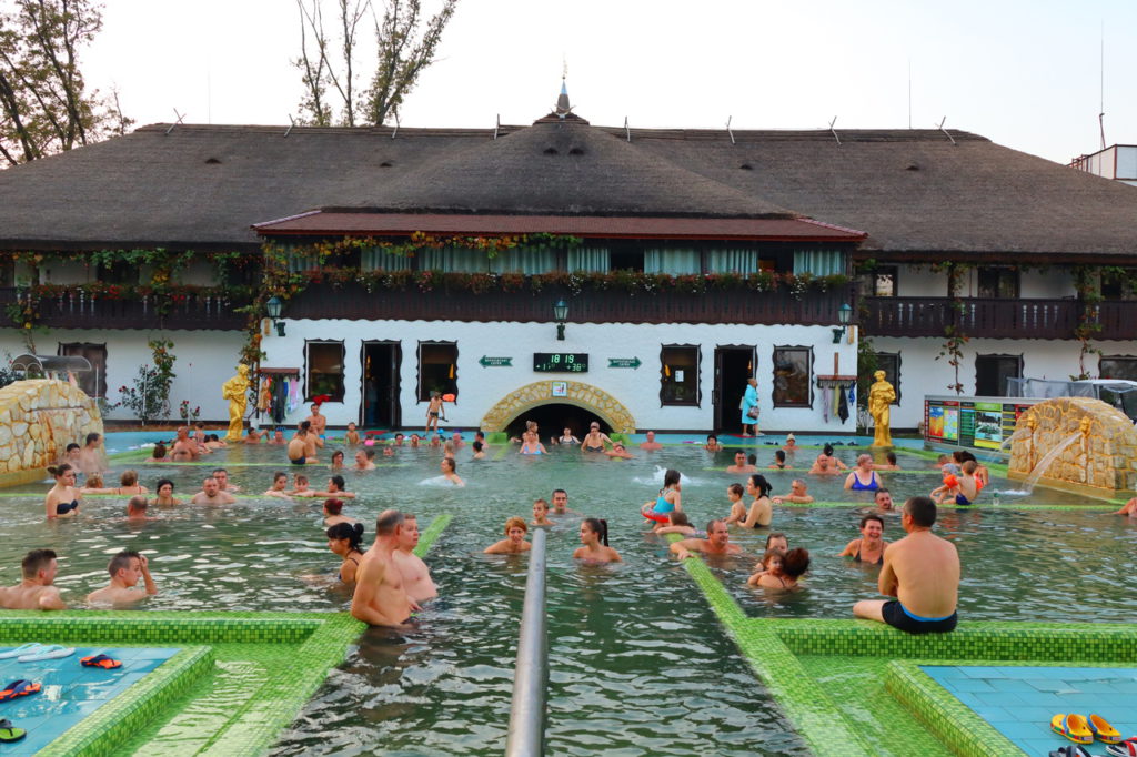 Kosyno thermal baths, Zakarpattya, Ukraine